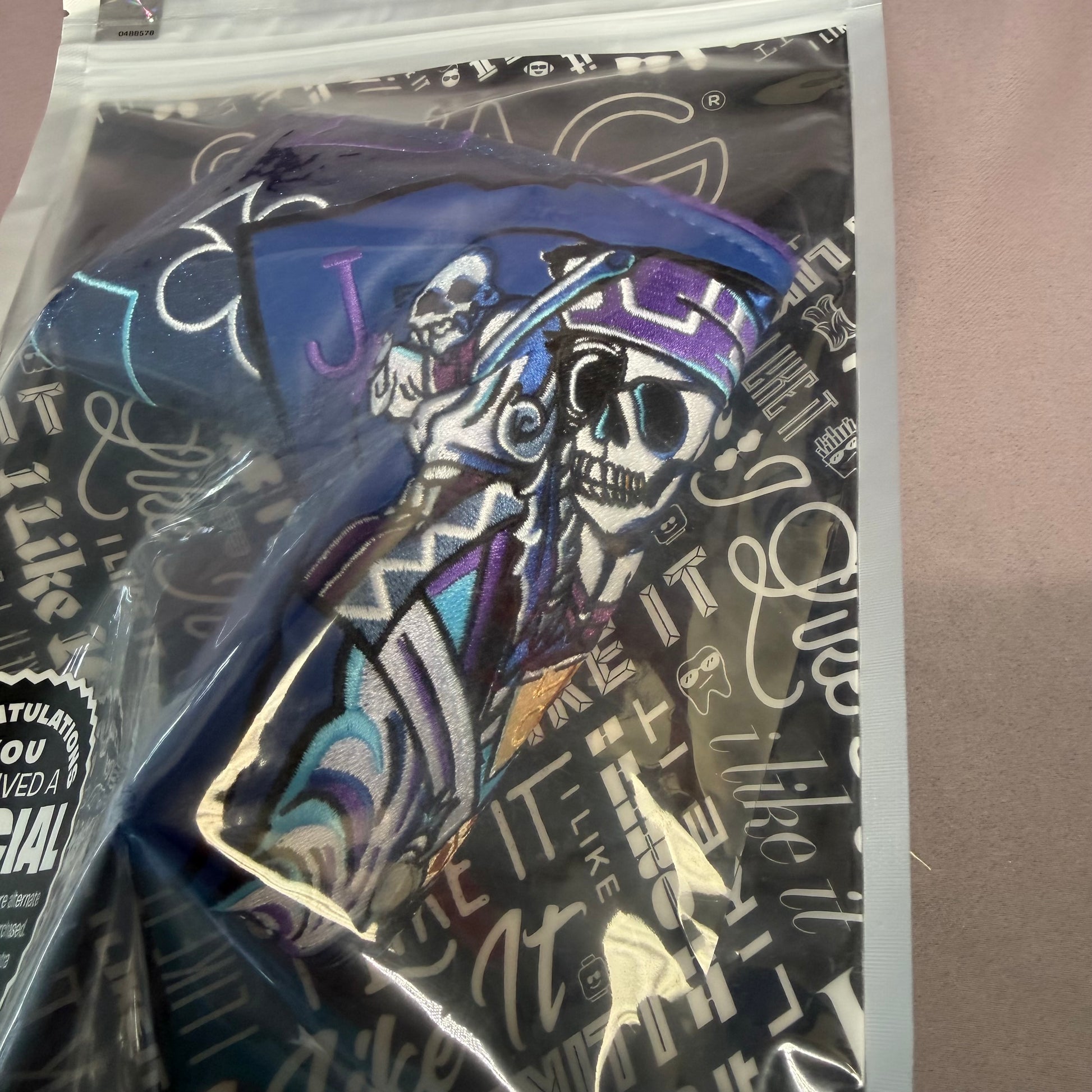 Limited Swag Golf Jack Of All Diamonds Rare Alternate Art Skeleton Blade Putter Headcover