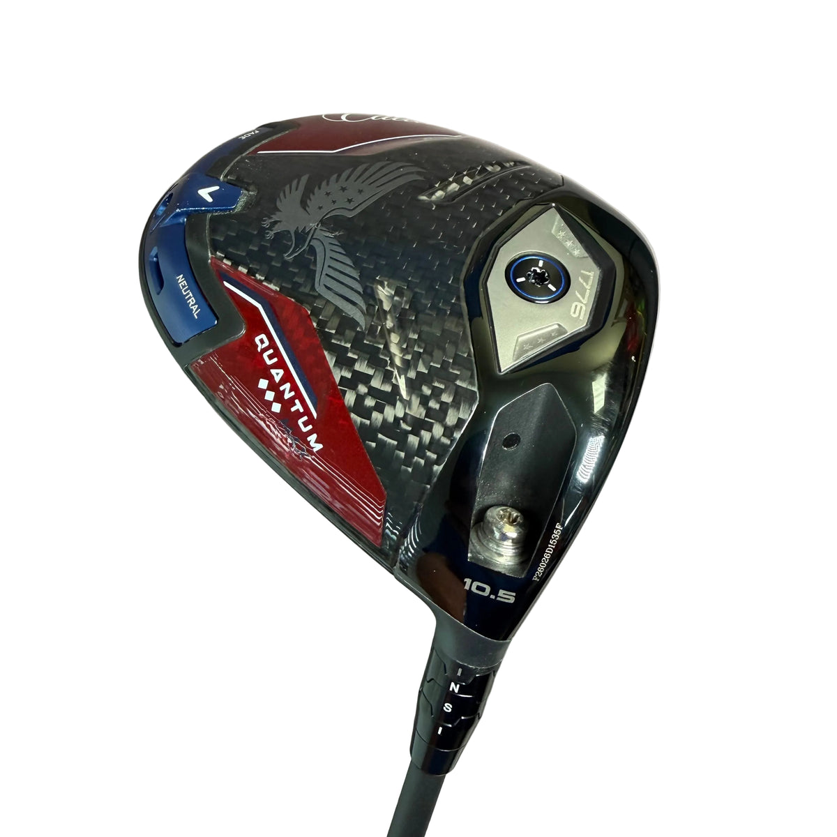 Pre-Owned Callaway USA 250 Quantum Triple Diamond Max Driver (10.5) W/ Denali 60 6.0 1776 Edition Stiff Shaft (45.5 Inch) (Mint)