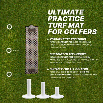 Divot Board Turf Mat 4x5 -Mat Only - Perfect for Existing Divot Board Owners - The Golf Guys Online