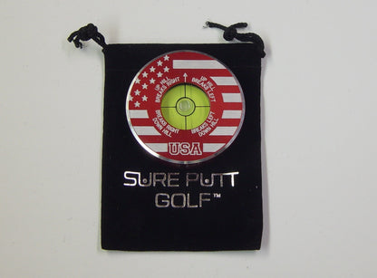Sure Putt Pro Golf Green Reader - USA - Limited Edition Red - The Golf Guys Online
