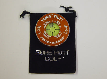 Sure Putt Pro Golf Green Reader - Red Poker Chip - The Golf Guys Online