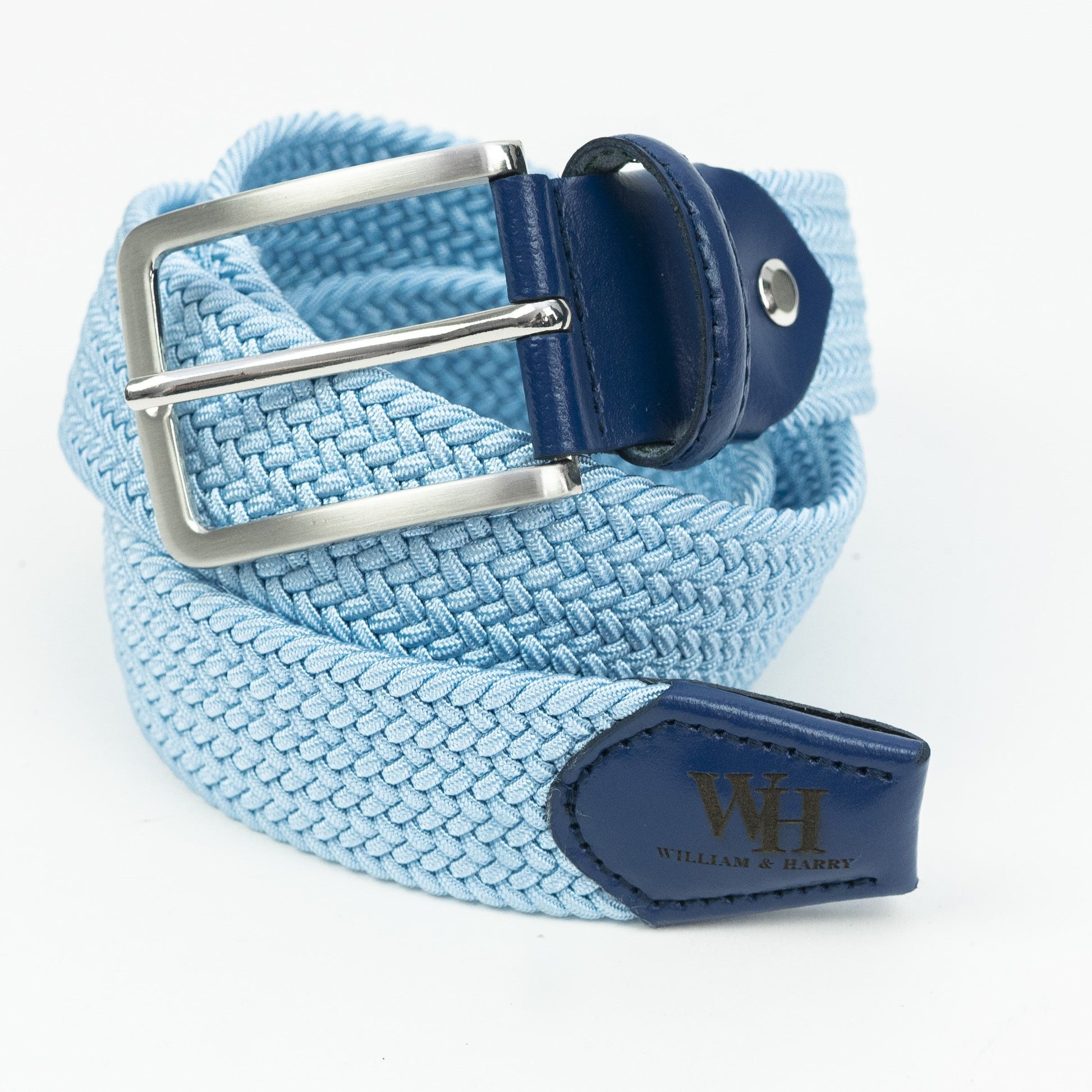 W&H Braided Micro Stripe Stretch Golf Belts for Men & Women