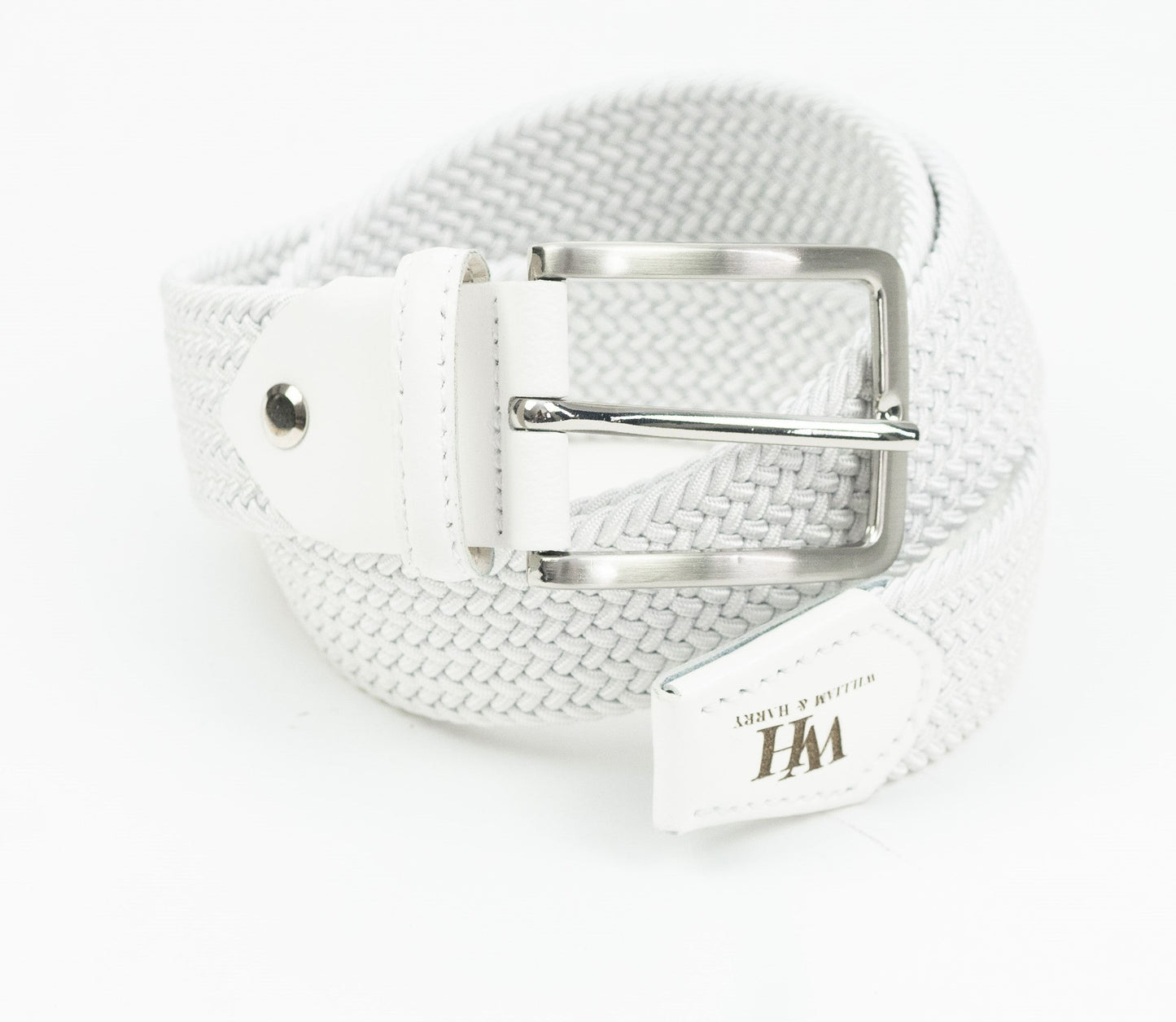 W&H Braided Micro Stripe Stretch Golf Belts for Men & Women
