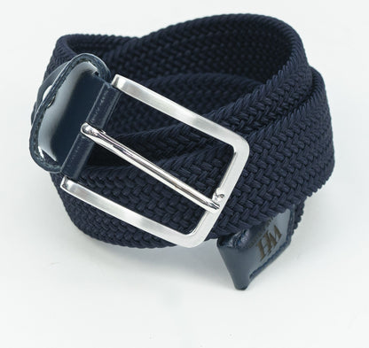 W&H Braided Micro Stripe Stretch Golf Belts for Men & Women