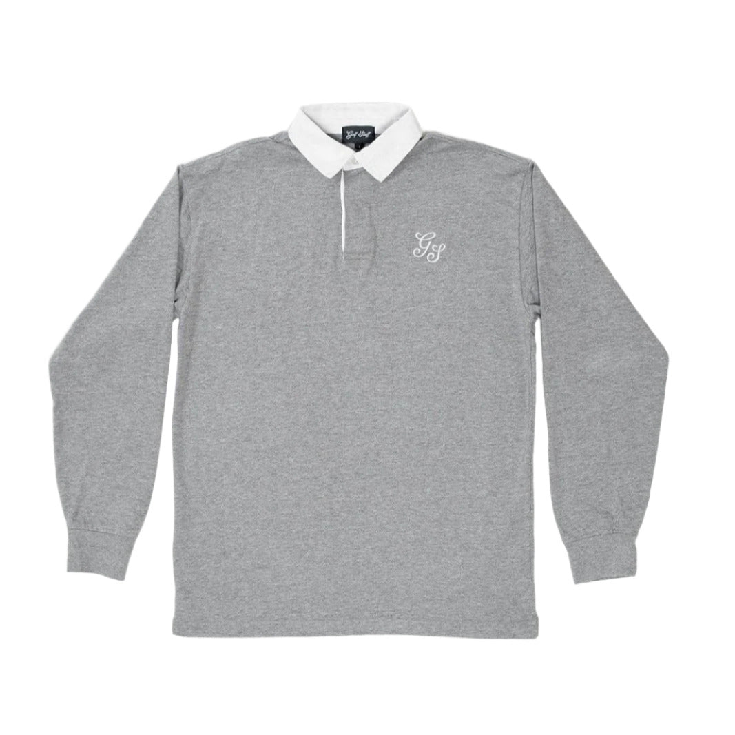 Golf Stuff - Grey Long Sleeve Polo - The Golf Guys Online