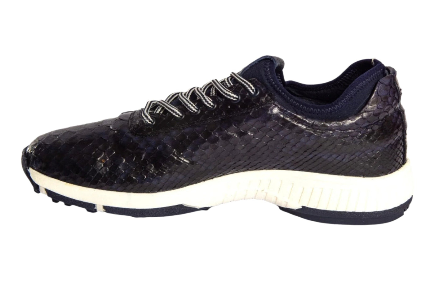 W&H Viper - Python Men's Golf Shoes in Dark Blue