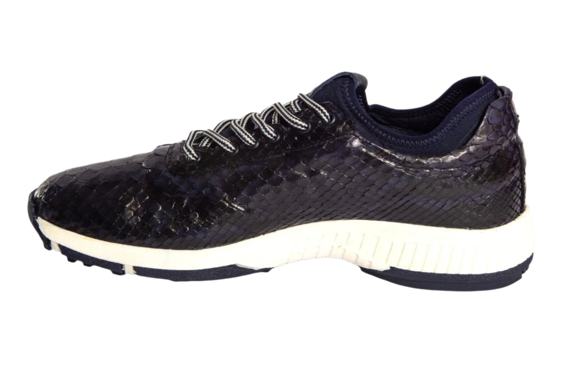 W&H Viper - Python Men's Golf Shoes in Dark Blue