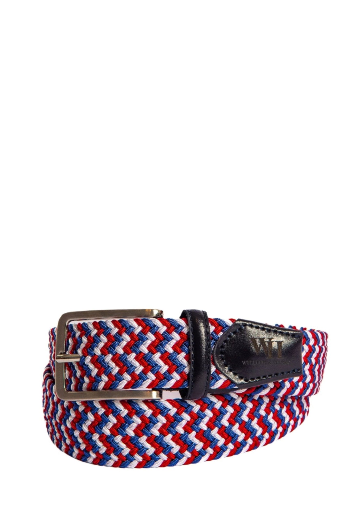 W&H Braided Micro Stripe Stretch Golf Belts for Men & Women