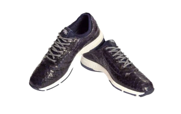 W&H Viper - Python Men's Golf Shoes in Dark Blue