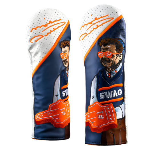 Swag Golf - Da Coach (Mike Ditka) Fairway Wood Headcover *opened, no bag* - The Golf Guys Online