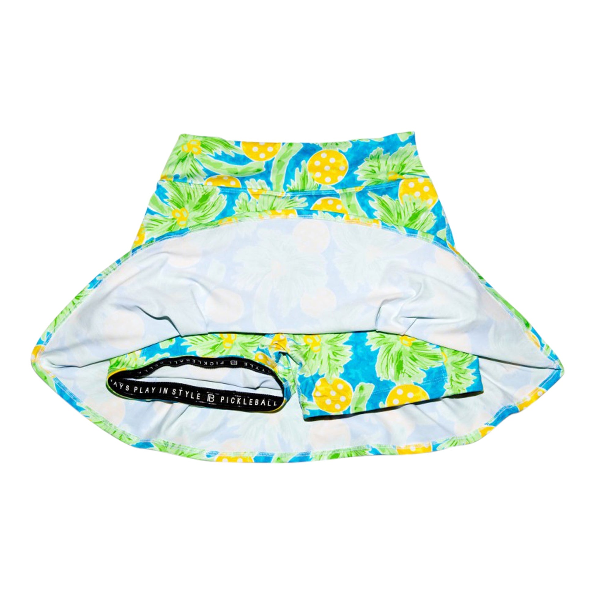 PB Drop Pleat Skort Palms 1