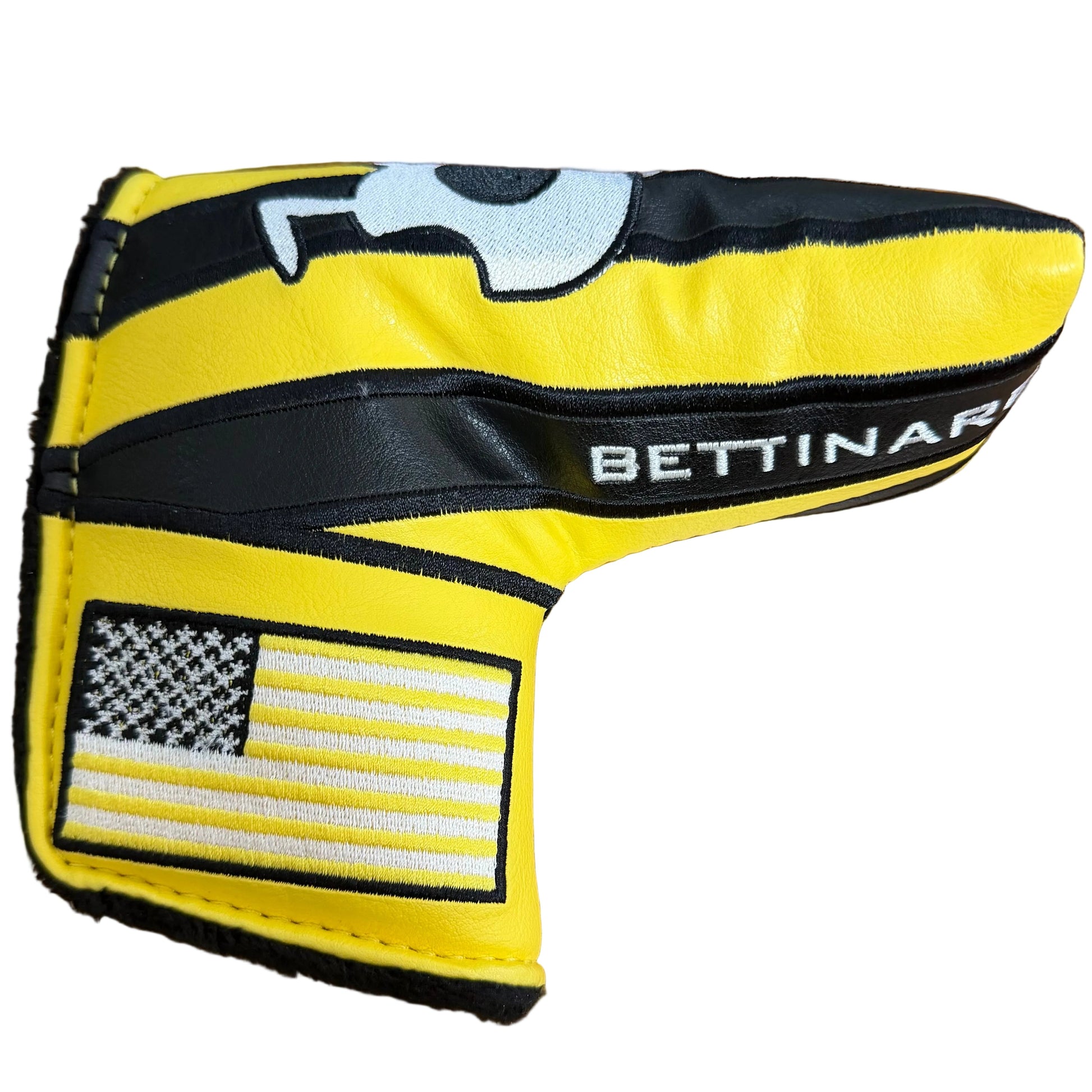 Bettinardi Black/Yellow American Flag Stinger Limited Blade Putter Headcover