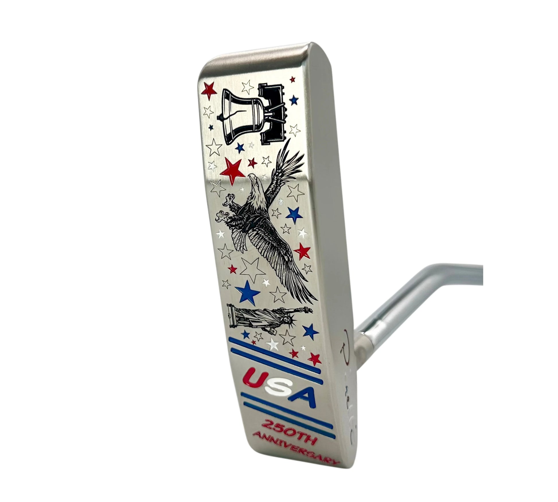 Limited Piretti Workshop 2026 USA 250th Anniversary Edition Cortino 2 Welded Single Bend Putter