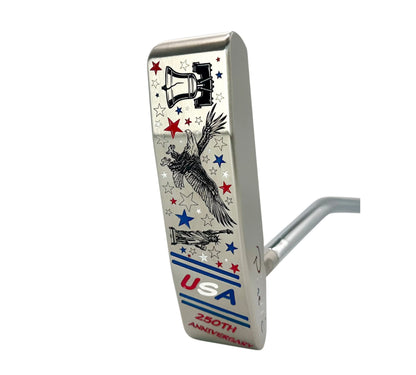 Limited Piretti Workshop 2026 USA 250th Anniversary Edition Cortino 2 Welded Single Bend Putter