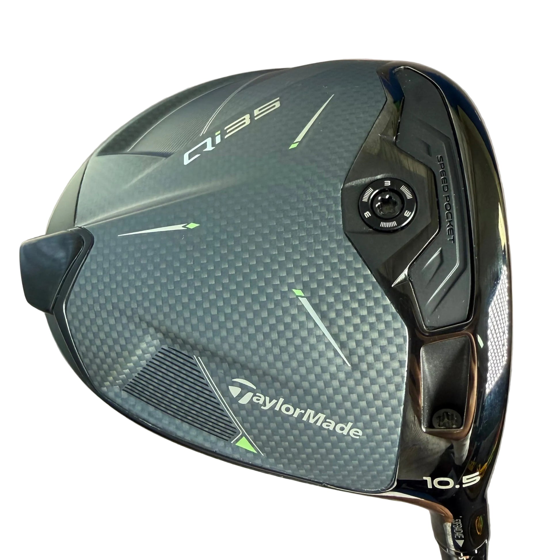 Pre-Owned TaylorMade Qi35 Driver (10.5) w/ Fujikura Airspeeder 50 Flex-R (Regular) 45.5" Right Hand Graphite Shaft (Mint)