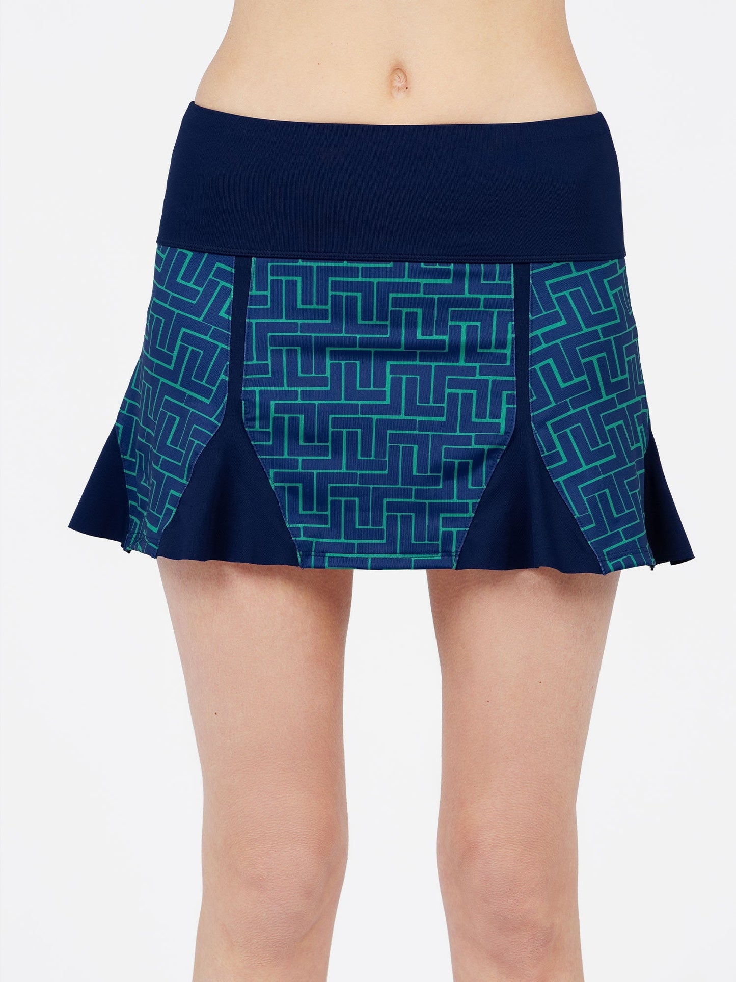 Alyssa A-Line Eco-Friendly Skort	- Ink Tessel/Ink - The Golf Guys Online