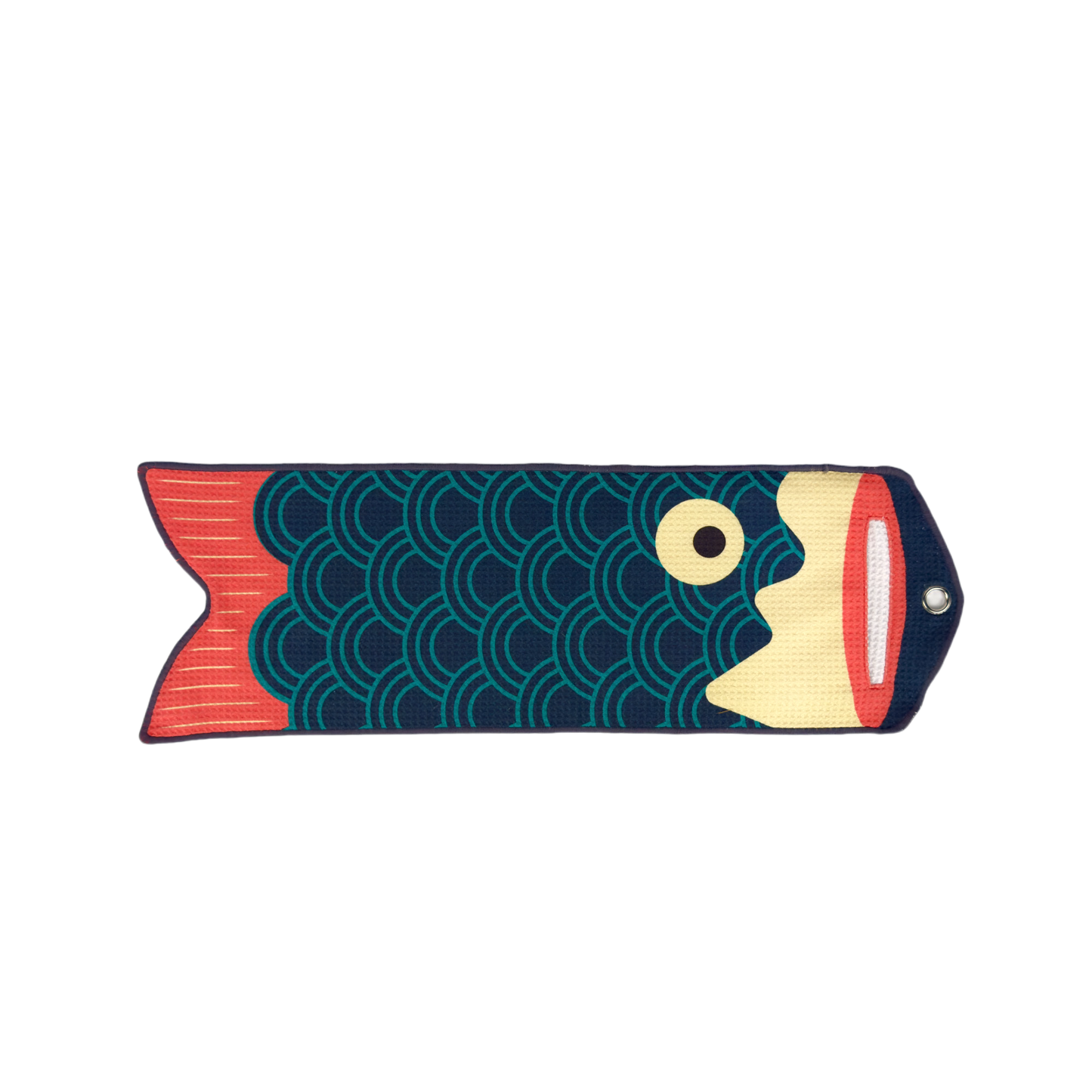 Koi Utility Towel (Blue) - The Golf Guys Online