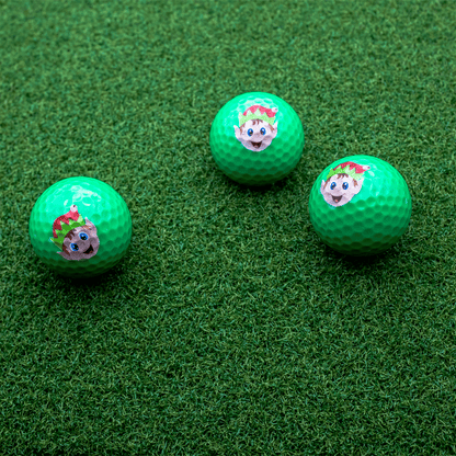 New Novelty Christmas Elf Golf Balls