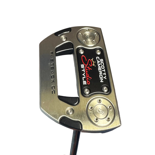 Pre-Owned Scotty Cameron Studio Style Fastback OC Center Shafted Putter W/ 34 Inch Graphite Shaft (Mint)