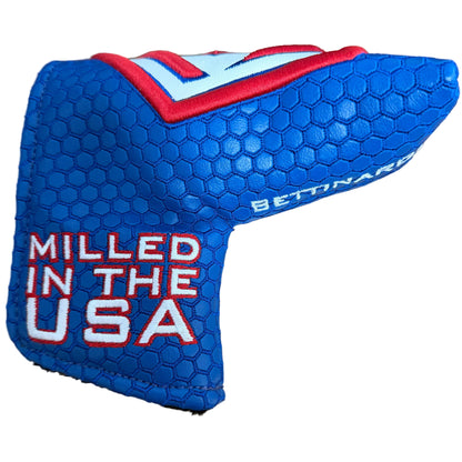 Limited Bettinardi 2022 Jumbo Hex B Specialty Run Blade Putter Headcover Blue/White/Red