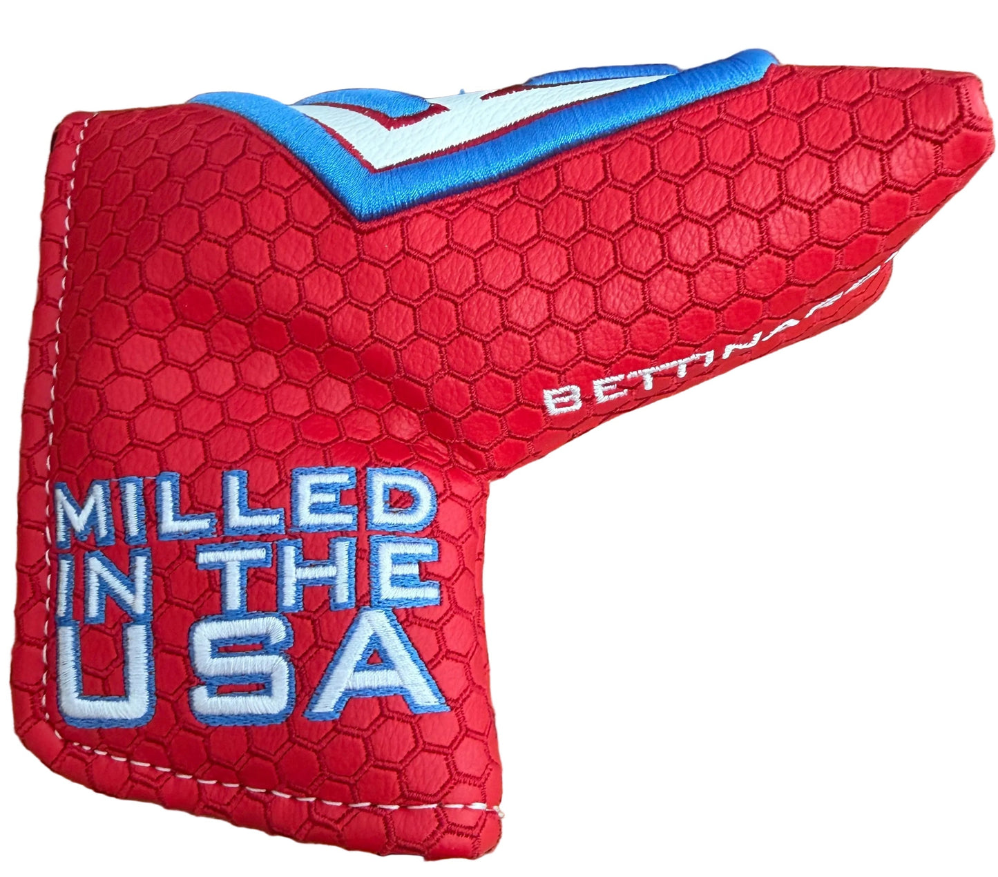 Limited Bettinardi 2022 Jumbo Hex B Specialty Run Blade Putter Headcover Red/White/Blue