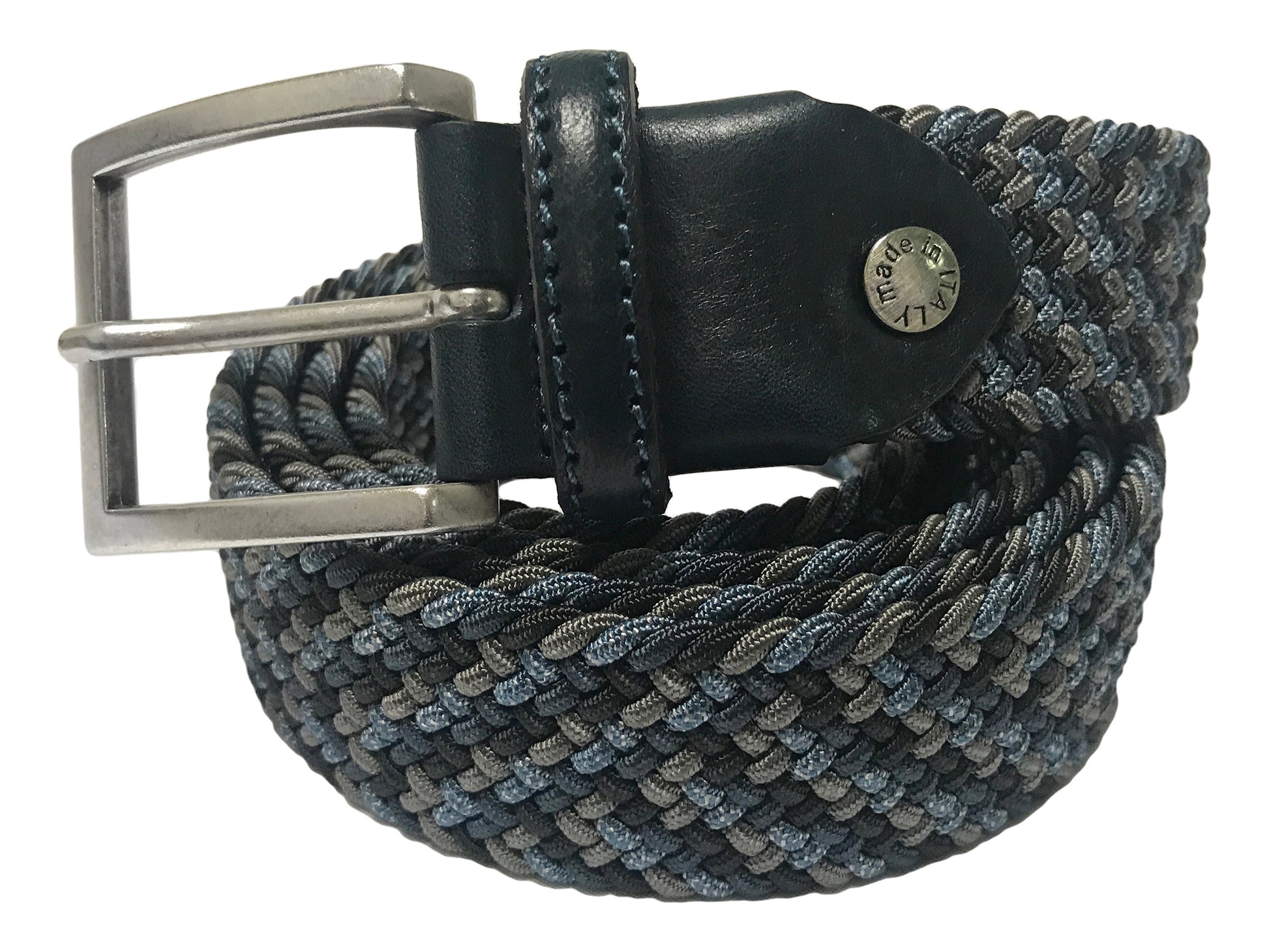Cotton Stretch Belt Dark Monochrome - The Golf Guys Online