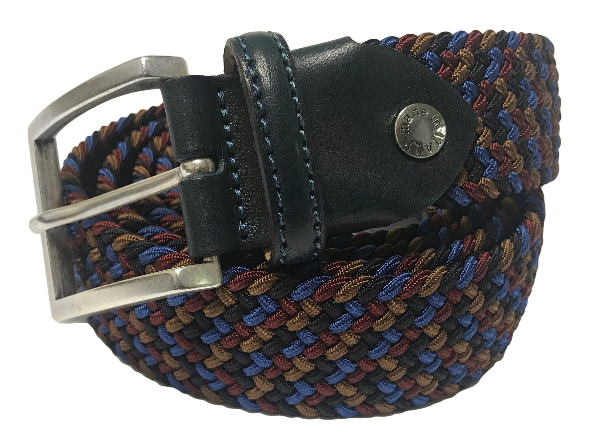 Cotton Stretch Belt Midnight Monochrome - The Golf Guys Online