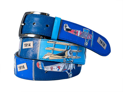 Limited Edition Calf Skin Artistic Belt Aviation - The Golf Guys Online