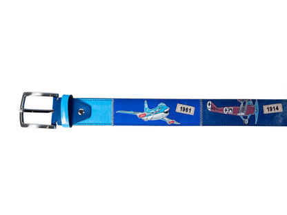 Limited Edition Calf Skin Artistic Belt Aviation - The Golf Guys Online
