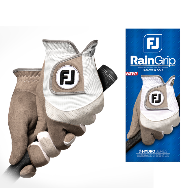 FootJoy RainGrip 2024 Men's Gloves White/Grey