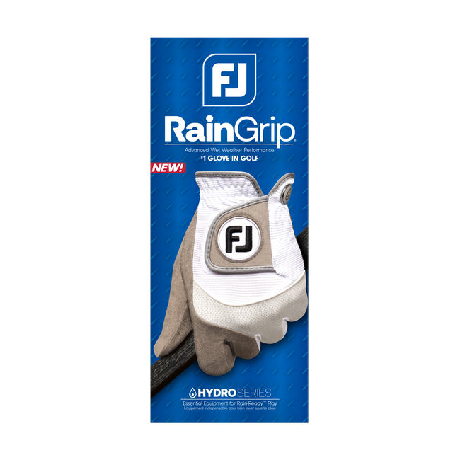 FootJoy RainGrip 2024 Men's Gloves White/Grey