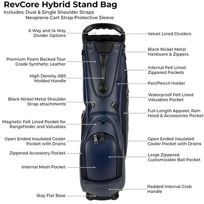 RevCore Hybrid Stand Bag - The Golf Guys Online