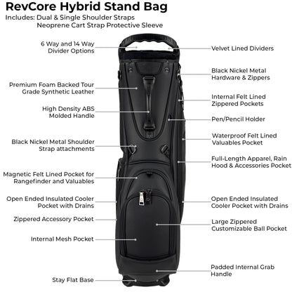 RevCore Hybrid Stand Bag - The Golf Guys Online