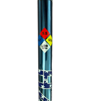 Pre-Owned Project X HZRDUS Smoke Blue RDX USA PVD 5.5 60g (Regular) W/ Taylor Made Driver Tip (46 Inch Playing Length) (Mint)