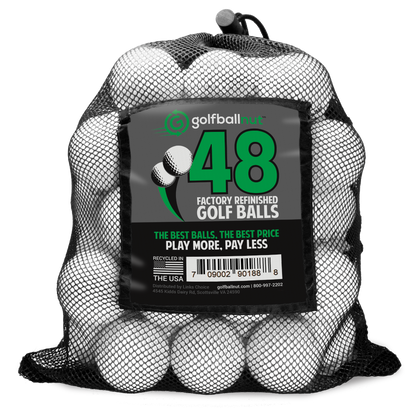 Titleist Pro V1 2022 Factory Refinished MInt Used Golf Balls With Mesh Bag