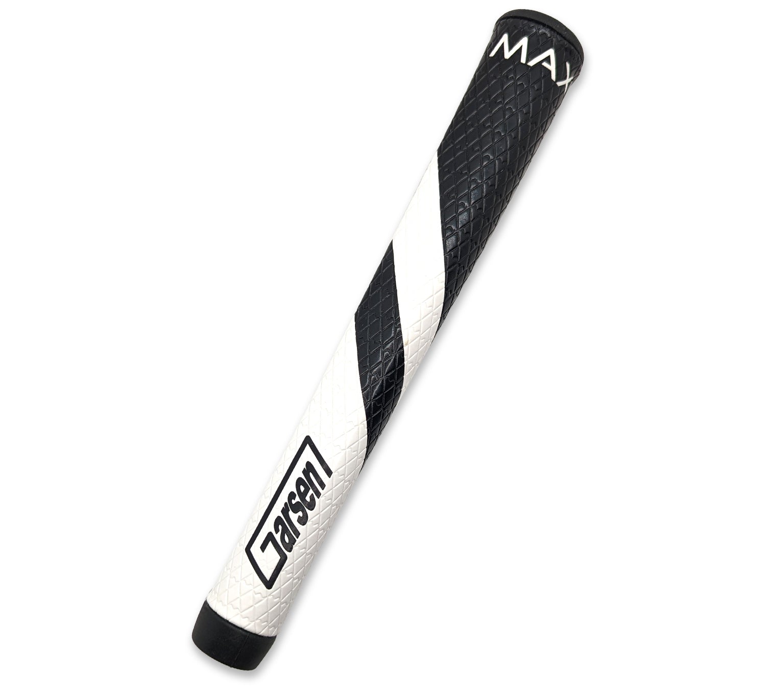 GARSEN LARGE PUTTER GRIP BLACK/WHITE SMOOTH - The Golf Guys Online