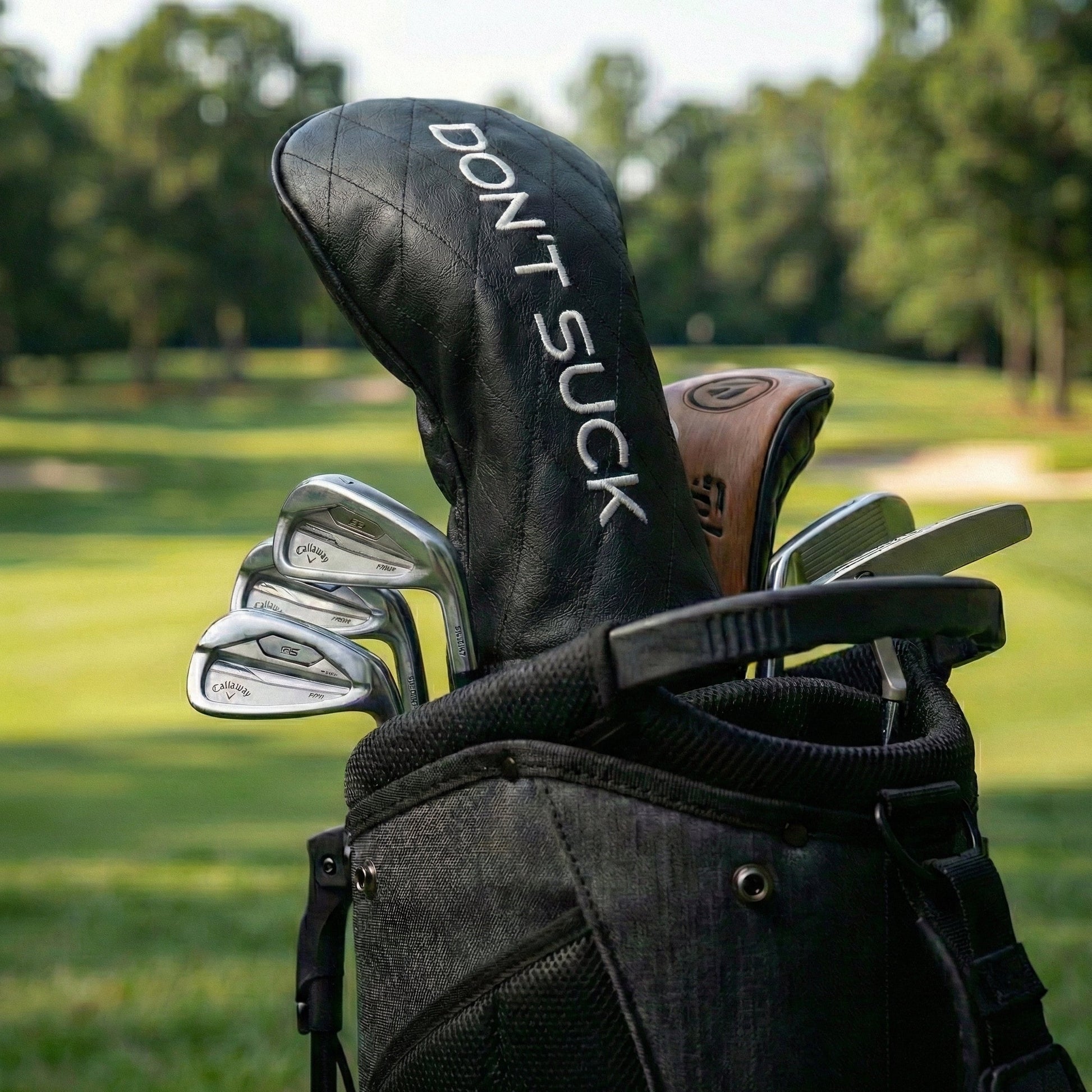 Don’t Suck™ Driver Headcover — Premium Black Diamond Quilted Fit (460cc)