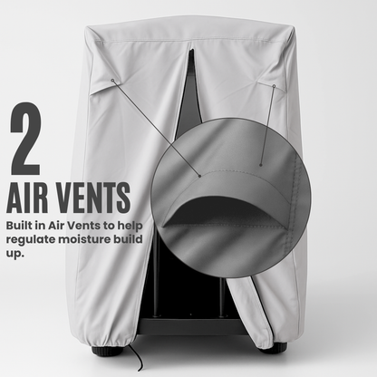 2 Passenger Golf Cart Storage Cover for E-Z-GO 2FIVE, Grey