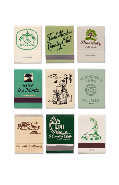 Golf Matchbook Poster - The Golf Guys Online