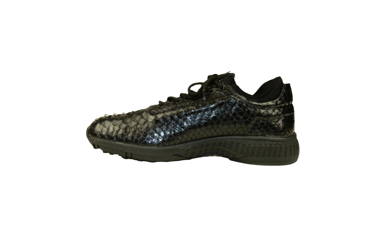 W&H Viper - Python Men's Golf Shoes in All Black