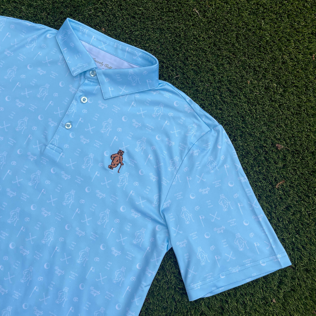 Polo - Summer Blue - The Golf Guys Online