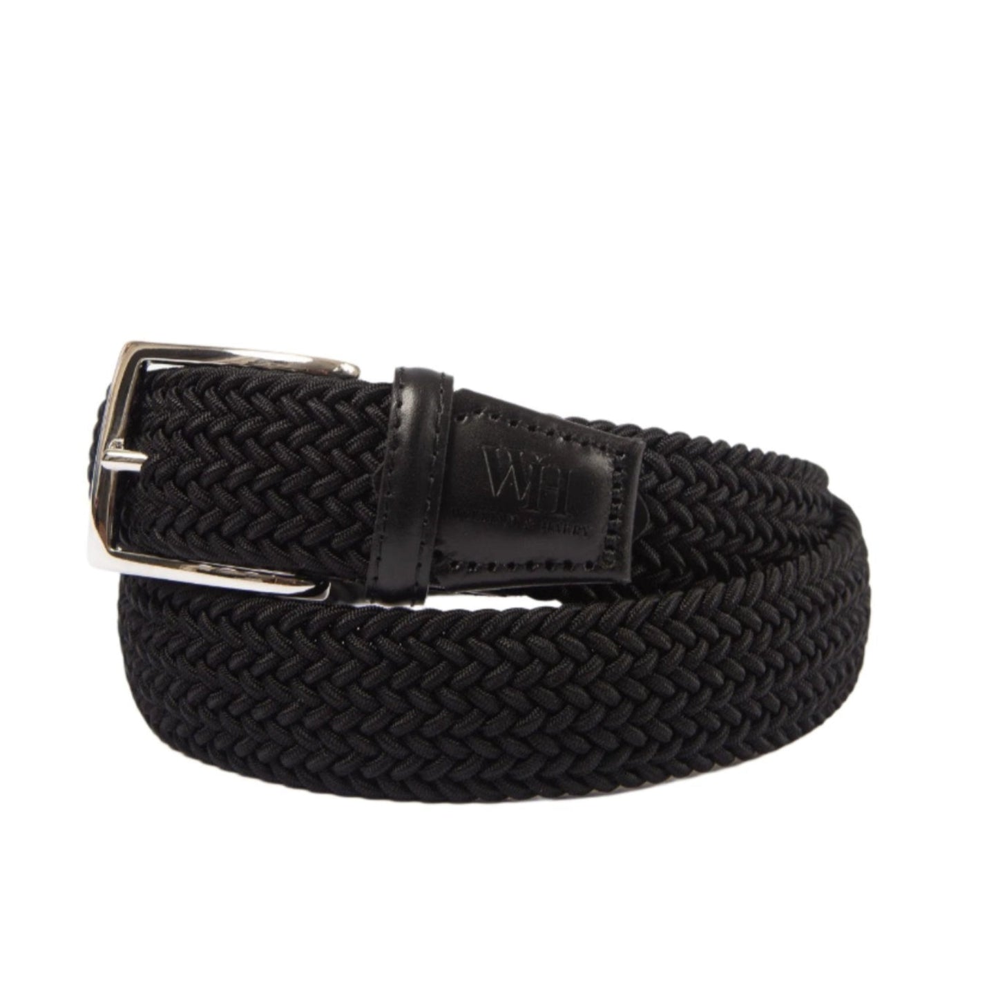 W&H Braided Micro Stripe Stretch Golf Belts for Men & Women