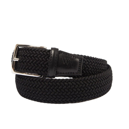 W&H Braided Micro Stripe Stretch Golf Belts for Men & Women