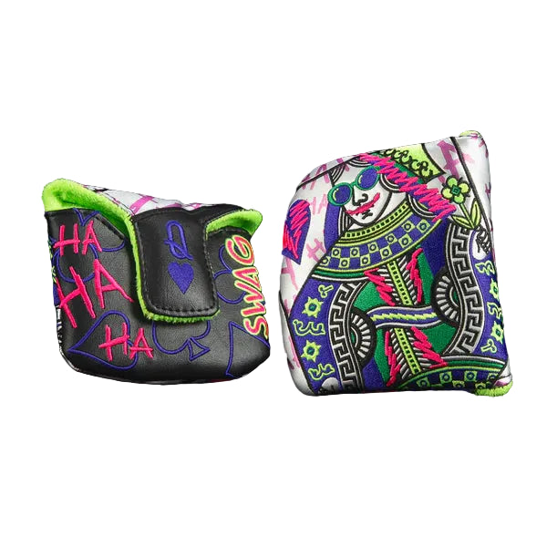 Limited Swag Golf- Defaced Queen Mallet Headcover *Opened, No Bag*