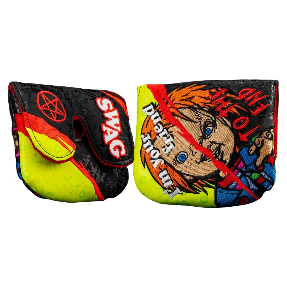 Limited Swag Golf Friends To The End Center-Shafted Mallet Putter Headcover *opened, no bag*
