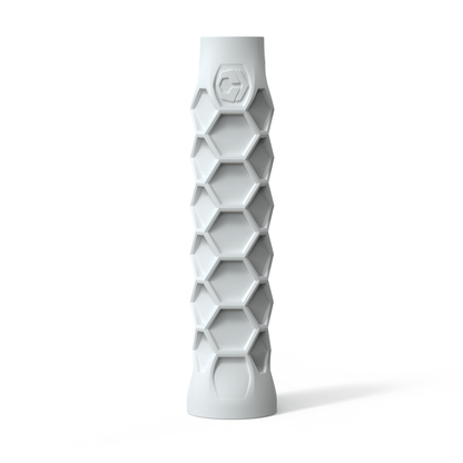 Pickleball Elongated Grip - 6 Inches Long - Regular Soft Feel - White