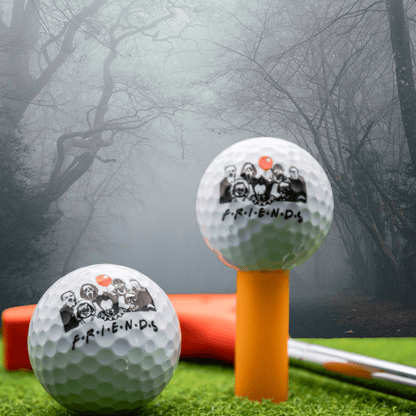 New Novelty Horror Movie Friends Golf Balls