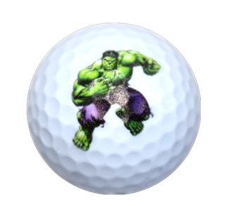 New Novelty Superhero Golf Balls