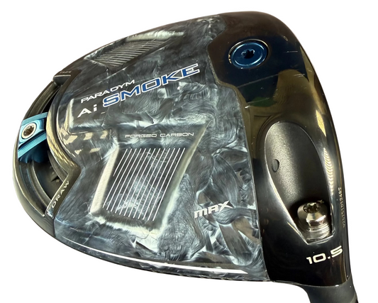 Pre-Owned Callaway Ai Smoke Max: Driver (10.5) W/ Vanquish 4 R2 (Senior) (45.5 Inch) Shaft (Above Average)