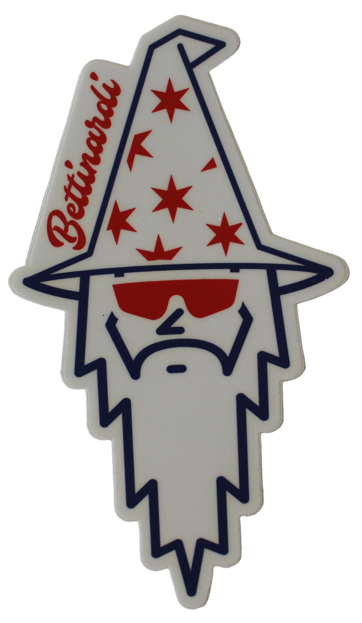 Limited Bettinardi USA Wizard Sticker Red/White/Blue 5.0" x 3.0" Diameter